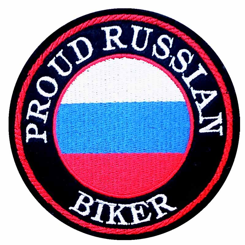Нашивка байкерская Proud Russian Biker