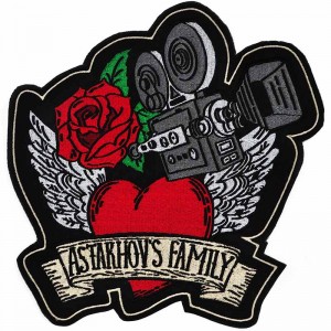 Шеврон нашивка роза для семьи Астаховых Astakhovs family